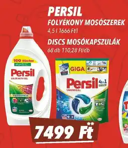 CBA Persil folyékony mosószerek, discs mosókapszulák ajánlat