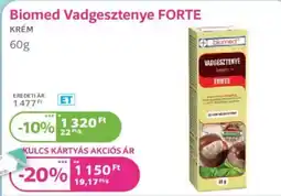 Kulcs Patika Biomed Vadgesztenye FORTE ajánlat