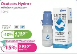 Kulcs Patika Ocutears Hydro+ szemcsepp ajánlat