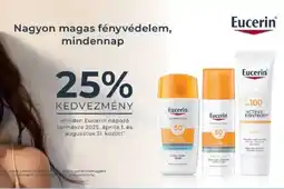 Kulcs Patika Eucerin napozó termékre ajánlat