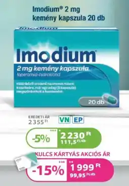 Kulcs Patika Imodium kemény kapszula ajánlat