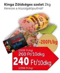 PRIVÁT Kinga Zöldséges szelet ajánlat