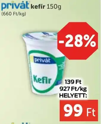 PRIVÁT Privȧt kefír ajánlat