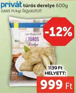 PRIVÁT Privát túrós derelye ajánlat