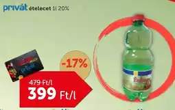 PRIVÁT Privát ételecet ajánlat