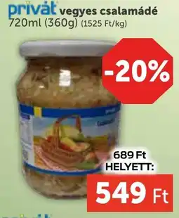 PRIVÁT Privat vegyes csalamádé ajánlat