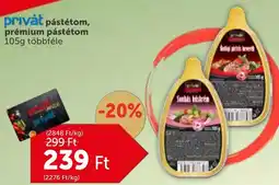 PRIVÁT Privát pástétom, prémium pástétom ajánlat