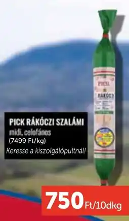 PRIVÁT Pick rákóczi szalámi ajánlat
