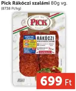 PRIVÁT Pick Rákóczi szalámi ajánlat