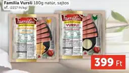 PRIVÁT Familia Vursli ajánlat