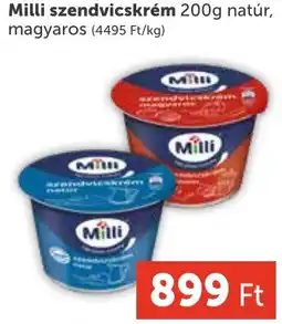 PRIVÁT Milli szendvicskrém ajánlat
