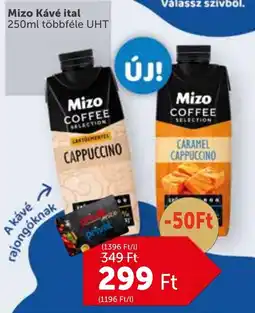 PRIVÁT Mizo Kávé ital ajánlat