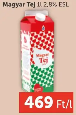 PRIVÁT Magyar Tej 2,8% ESL ajánlat