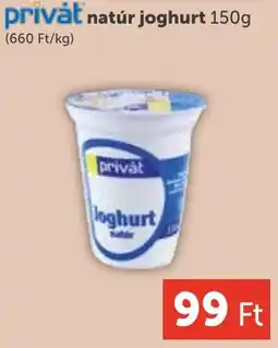 PRIVÁT Privȧt natúr joghurt ajánlat
