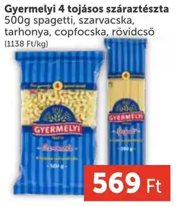 PRIVÁT Gyermelyi 4 tojásos száraztészta ajánlat
