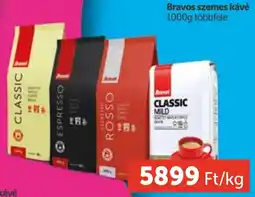 PRIVÁT Bravos szemes kávé ajánlat