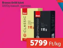 PRIVÁT Bravos őrölt kávé ajánlat