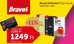 PRIVÁT Bravos őrölt kávé ajánlat