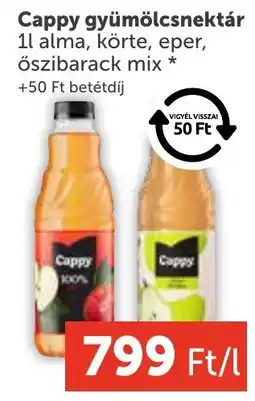 PRIVÁT Cappy gyümölcsnektár ajánlat