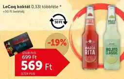 PRIVÁT LeCoq koktél ajánlat