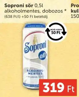 PRIVÁT Soproni sör ajánlat