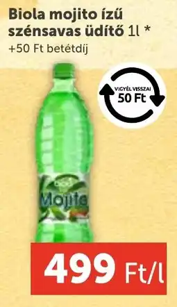 PRIVÁT Biola mojito ízű szénsavas üdítő ajánlat