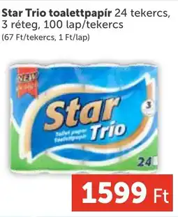 PRIVÁT Star Trio toalettpapír ajánlat