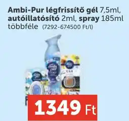 PRIVÁT Ambi-Pur légfrissítő gél, autóillatósító, spray ajánlat