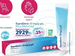 Gyöngy Patikák SupraDerm gél ajánlat