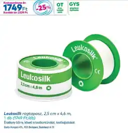 Gyöngy Patikák Leukosilk ragtapasz ajánlat