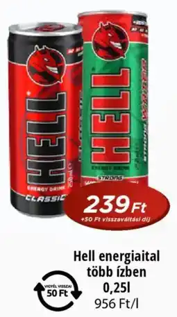 Real Hell energiaital több ízben ajánlat