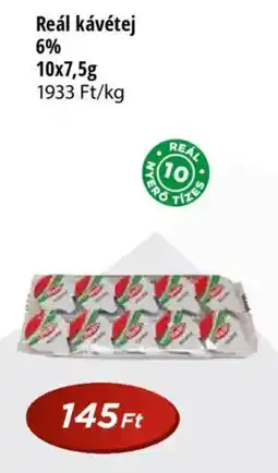 Real Reál kávétej 6% ajánlat