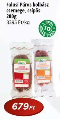 Real Falusi Páros kolbász csemege, csípős ajánlat
