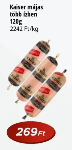 Real Kaiser májas több ízben ajánlat
