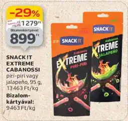 Auchan SNACK!T EXTREME CABANOSSI ajánlat