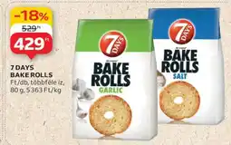 Auchan 7 DAYS BAKE ROLLS ajánlat