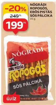 Auchan NÓGRÁDI ROPOGÓS, ERŐS PISTÁS SÓS PÁLCIKA ajánlat