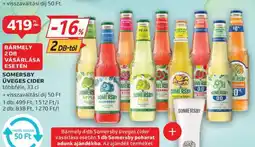 Auchan Somersby üveges cider ajánlat