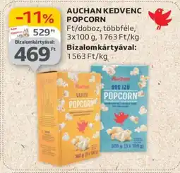 Auchan AUCHAN KEDVENC POPCORN ajánlat