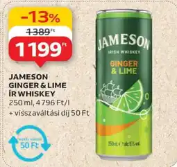 Auchan JAMESON GINGER & LIME ÍR WHISKEY ajánlat