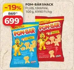 Auchan Pom-Bär snack ajánlat