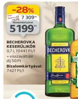 Auchan BECHEROVKA KESERŰLIKŐR ajánlat