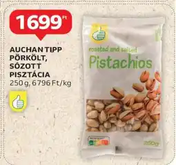 Auchan AUCHAN TIPP PÖRKÖLT, SÓZOTT PISZTÁCIA ajánlat