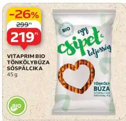 Auchan VITAPRIM BIO TÖNKÖLYBÚZA SÓSPÁLCKA ajánlat