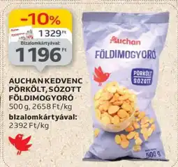 Auchan Auchan Kedvenc Pörkölt, Sózott Földimogyoró ajánlat