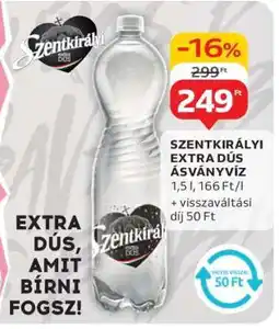 Auchan Szentkirályi Extra Dús Ásványvíz ajánlat
