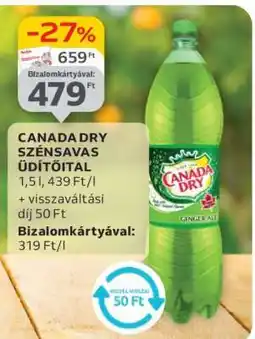 Auchan CANADA DRY SZÉNSAVAS ÜDÍTŐITAL ajánlat