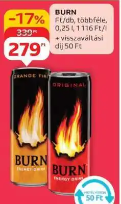 Auchan Burn Energy Drink ajánlat