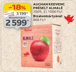 Auchan AUCHAN KEDVENC PRÉSELT ALMALÉ ajánlat