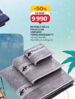 Auchan BEVERLY HILLS POLO CLUB 3 RÉSZES TÖRÖLKÖZŐSZETT ajánlat